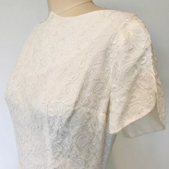 Vintage 60's Lace Wedding Dress - Picture 4 of 6